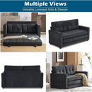 Full Size Futon Sofa Bed Convertible For Living Room