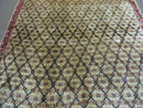 4' X 6' Handmade Indian Allover Wool Rug Camel Hair Color