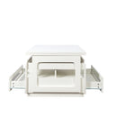 3 in 1 deformed Coffee Tables with Storage Cabinet for Living Room, Coffee Table with  for Dining Room
