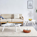Modern minimalist white table top. Cloud shape gives you a new experience, computer desk. The game table. Suitable for dining and living rooms.