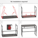 Folding Desk Compact No Assembly For Small Home Office