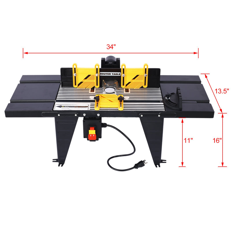 Electric Benchtop Router Table Wood Working Craftsman Tool