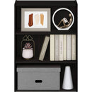 Pasir 3 Tier Open Shelf Bookcase In Espresso Finish