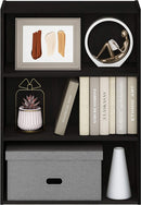 Pasir 3 Tier Open Shelf Bookcase Dark Espresso 31 Inch