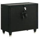 Lorient 4-piece Eastern King Bedroom Set Black