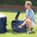 Greystone Deluxe 4 Person Inflatable Hot Tub With Wireless