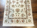 Pak Persian Runner Rug 2.6 x 8ft, Oriental Carpet for Hallway or Kitchen, Handmade, Wool and Silk Highlights