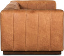 Canale 86 Inch Sofa Full Grain Italian Leather Cognac Tan