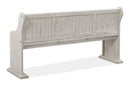 Bronwyn - Bench With Back - Alabaster