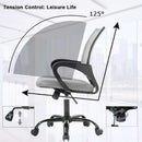 Ergonomic Mesh Office Chair With Lumbar Support Grey