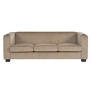 BEIGE  3 SEATER SOFA,LIGHT COFFEE COLOR