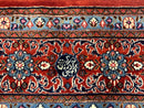 Wonderful Persian Qum Rug 10x13, Panel Design, Fine 260 KPSI, Signed, Red Multicolor