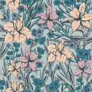 Voguish Floral Wallpaper Fashionable