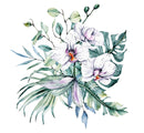 Leaves and Flowers Wallpaper