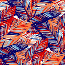 Colorful Palm Leaves Wallpaper