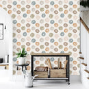 Multicolored Circles Pattern Wallpaper