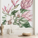 Fashionable Exotic Flowers Wallpaper Smart