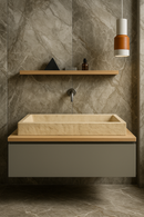Troia Travertine Sink