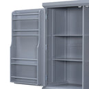 [Assembly Video Provided] TOPMAX 73'' Freestanding Wooden Kitchen Pantry Organizers and Storage Kitchen Cabinet with Drawers Cupboard with Door Shelves and Adjustable Shelves for Dining Room, Gray