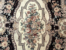 Aubusson Rug 6x9, European Design, Fine 170 KPSI, Elegant Carpet