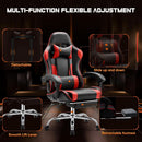 Ergonomic Gaming Desk Chair With Footrest And Headrest