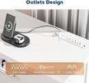 Lockable File Cabinet With Charging Station For Home Office