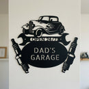 Custom Metal Wall Art - Personalized Dad's Garage Sign