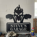 Custom Metal Wall Art - Personalized Dad's Motorcycle Sign