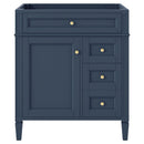 Bathroom Vanity With 2 Drawers And Tip-Out Drawer, Storage Cabinet