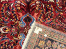 Persian Lilihan Rug 5x6, Red, Floral, Antique Persian Carpet