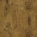Troy 1-drawer C-Shaped Side Table Power Outlet Rustic Nutmeg
