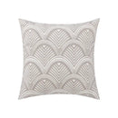 Daisy floral geometric embroidery pillowcase for living room decor