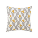 Daisy floral geometric embroidery pillowcase for living room decor