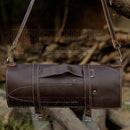 Damascus 3 Piece Chef Knife Set & Leather Roll