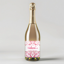 Damask Ombre Champagne Label