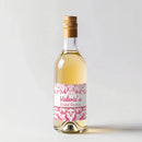 Damask Ombre Mini Wine Label