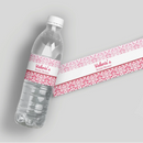 Damask Ombre Water Bottle Labels