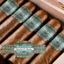 Damask Teal Wedding Cigar Bands