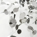 Dandelion gold & silver chrome leaf led chandelier dining room light