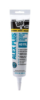 DAP Alex Plus White Acrylic All Purpose Caulk 5.5 oz.
