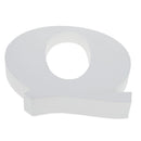 Courier Font White Color Wooden Letter Q (6 Inches)