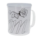 Plastic Mugs with Text "LOVE YOU" DIY Craft