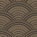 Dark Beige and Black Geometric Wallpaper