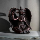 Dark bronze baphomet resin statue gothic living room decor
