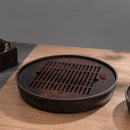 DecorBites™ Bamboo Tea Tray Drainage Storage Kung Fu Tea Set Household Board