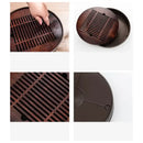 DecorBites™ Bamboo Tea Tray Drainage Storage Kung Fu Tea Set Household Board