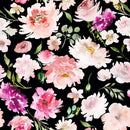 Dark Cute Flowers Wallpaper Mural