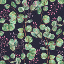 Dark Eucalyptus Leaves Wallpaper