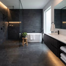 Dark Flow Matte Porcelain Tiles 12x24