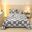 DecorBites™ Cartoon Print Flannel Sofa Cover – Lightweight Plush Blanket for Adults